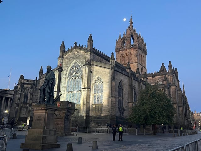 St Giles' this morning