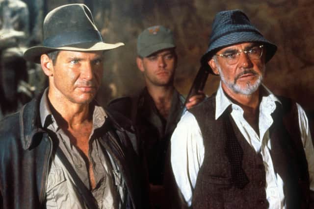 Harrison Ford, Sean Connery and Indiana Jones and The Last Crusade - 1989
