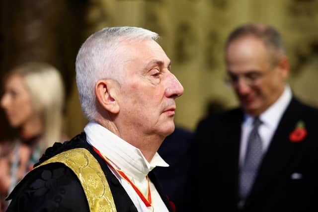 Sir Lindsay Hoyle, Speaker of the House of Commons. PIC:  Hannah McKay/PA Wire
