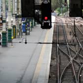 A quiet platform at Waverley Station in Edinburgh, as train services continue to be disrupted following the nationwide strike by members of the Rail, Maritime and Transport union in a bitter dispute over pay, jobs and conditions. Picture date: Thursday June 23, 2022.