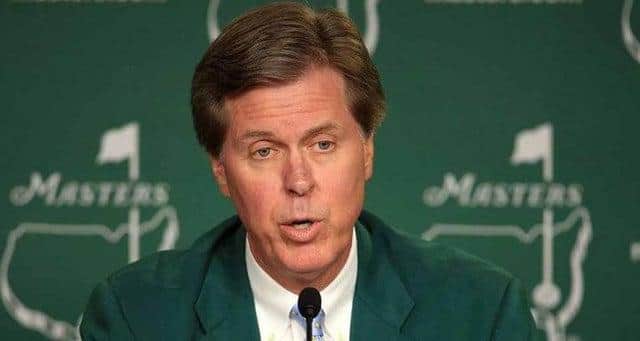 The decision was announced by Fred Ridley, Chairman of Augusta National Golf Club, which runs The Masters