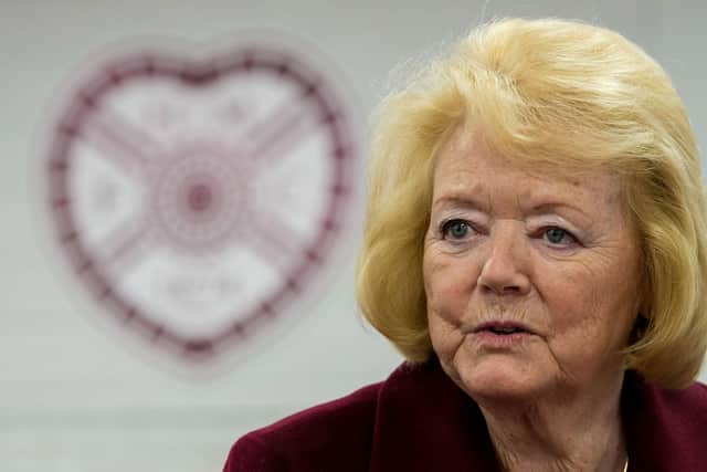 Hearts owner Ann Budge has sent out her league reconstruction plan.