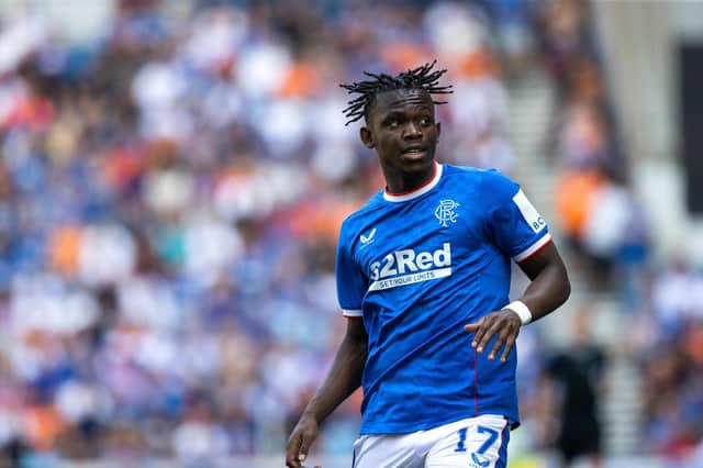 Rangers winger Rabbi Matondo has been left out of the Wales squad for the World Cup in Qatar. (Photo by Craig Williamson / SNS Group)
