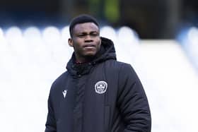 Motherwell's Moses Ebiye could make his debut against Aberdeen today.
