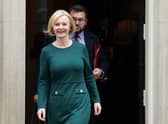 Prime Minister Liz Truss departs 10 Downing Street, Westminster, London, to attend Prime Minister's Questions at the Houses of Parliament. Picture date: Wednesday October 12, 2022.