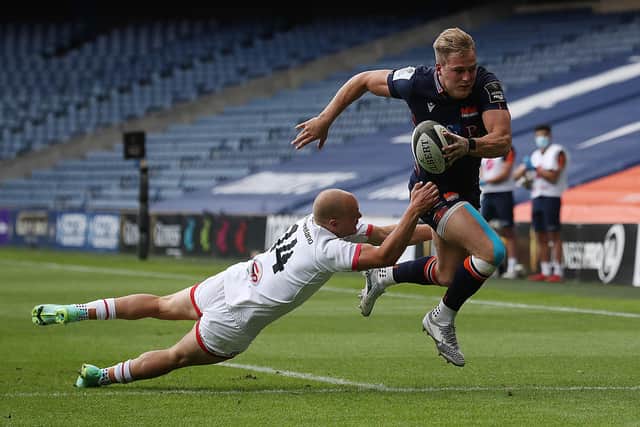 Edinburgh has been Duhan van der Merwe's home for the last four years but he has agreed to join Worcester Warriors next season. Picture: Ian MacNicol/Getty Images
