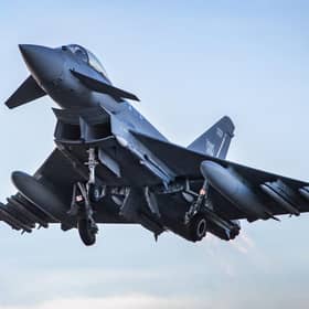 The Royal Air Force have launched Typhoon jets after undisclosed aircraft approached what an RAF spokesman described as the UK's "area of interest"