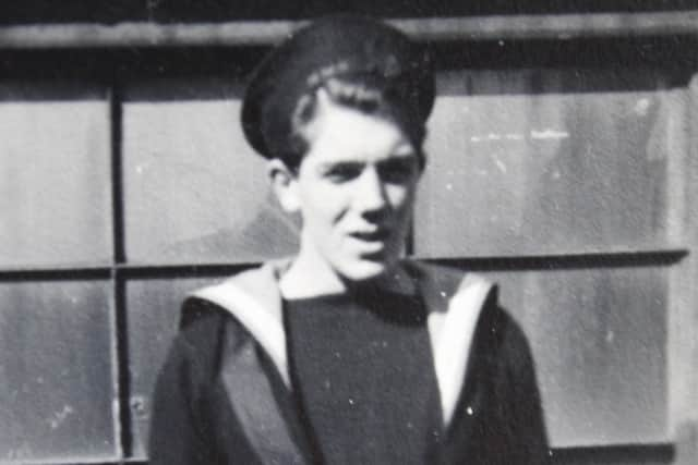 Looking dashing in uniform (Picture: Blind Veterans UK/PA Wire)