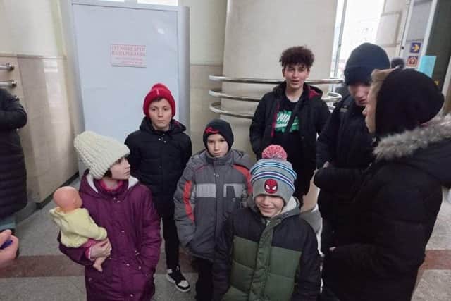 The charity have managed to get a further 18 children on a train to Lviv.