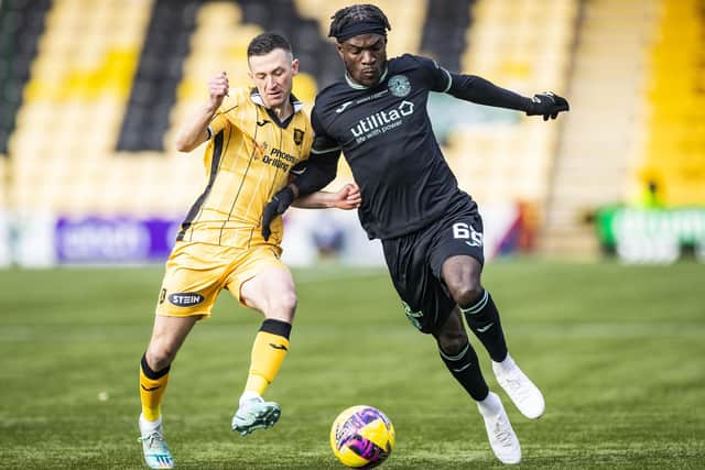 Hibs and Livingston are separated by just a point in the battle for a top six finish. (Photo by Roddy Scott / SNS Group)