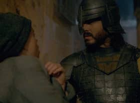 Harwin Strong (Ryan Corr) and Rhaenyra Targaryen (Milly Alcock) in House of the Dragon, HBO