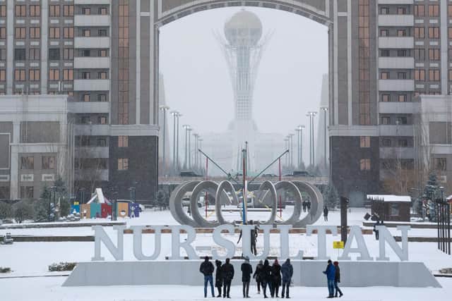 In the capital, Astana, now renamed Nur-Sultan in honour of the former Kazakh President Nursultan Nazarbayev.