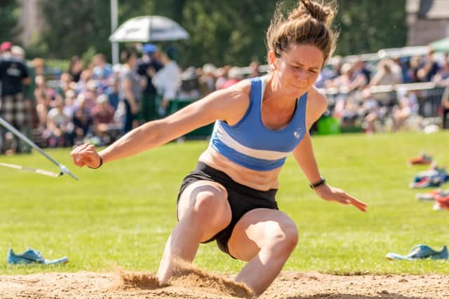 Former Aboyne Academy pupil and Scotland team athlete Kathryn Christie. PIC: Moyra Gray.