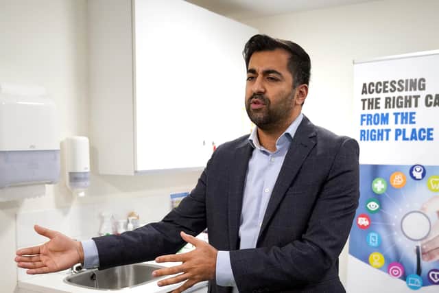 Scotland’s Health Secretary Humza Yousaf is under pressure over waiting times