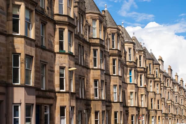 A view of Victorian tenement housing in the West End of Edinburgh, Morningside. Picture: Getty Images