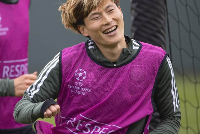 Kyogo Furuhashi is expected to lead the line against Shakhtar Donetsk at Celtic Park. (Photo by Alan Harvey / SNS Group)