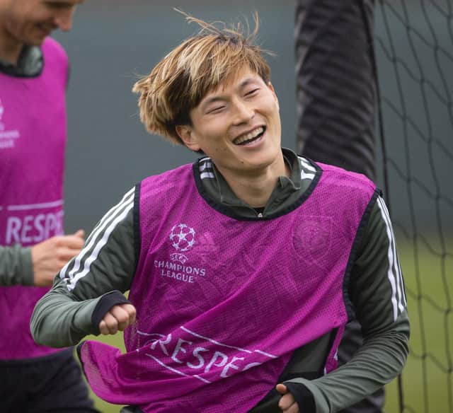 Kyogo Furuhashi is expected to lead the line against Shakhtar Donetsk at Celtic Park. (Photo by Alan Harvey / SNS Group)