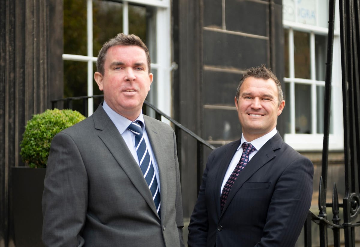 Business people on the move
