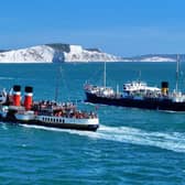 There was a rare and wonderful sight on southern coastal waters last weekend when two heritage steamships, both built in Scotland and today forming part of the National Historic Fleet, met up with one another off of Bournemouth and the Solent.