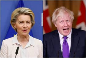 Boris Johnson and European Commission president Ursula von der Leyen will assess whether a post-Brexit trade deal can be salvaged following a weekend of tense negotiations.