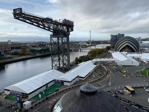 The COP26 venue in Glasgow. Picture: submitted