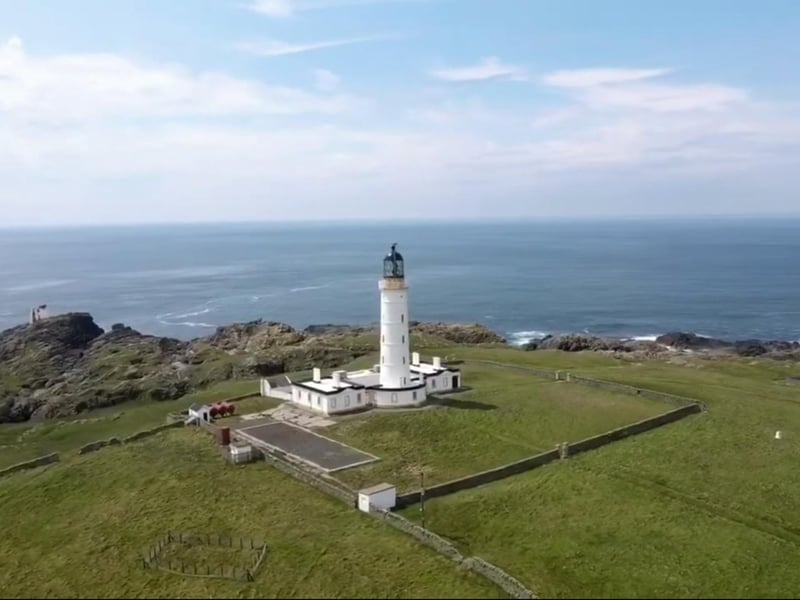 You can find this lighthouse on the Island of Orsay, Skye. It was originally built priced at £8000 with contractor John Gibb from Aberdeen.