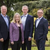 Andy Lothian, Ana Stewart, Andrew Durkie and Sandy Kennedy of Eos Advisory. Picture: Alan Richardson