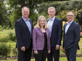 Andy Lothian, Ana Stewart, Andrew Durkie and Sandy Kennedy of Eos Advisory. Picture: Alan Richardson