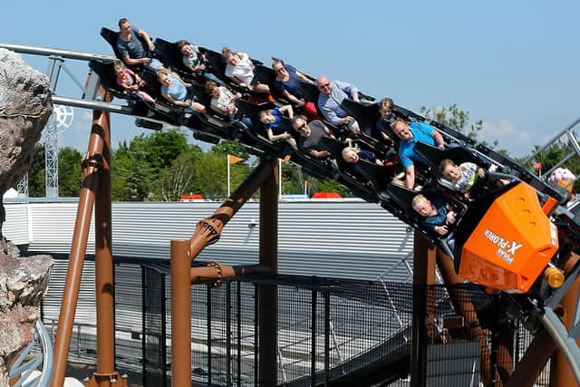 The Polar X-plorer ride at Legoland, Billund. Pic: PA Photo/Legoland.