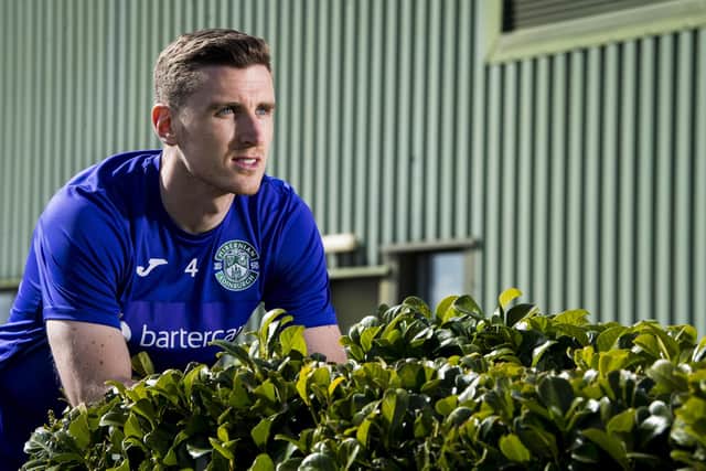 Hibs captain Paul Hanlon.