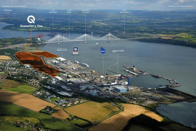 The firm is involved with the ambitious Queensferry One regeneration project at Rosyth, Fife.