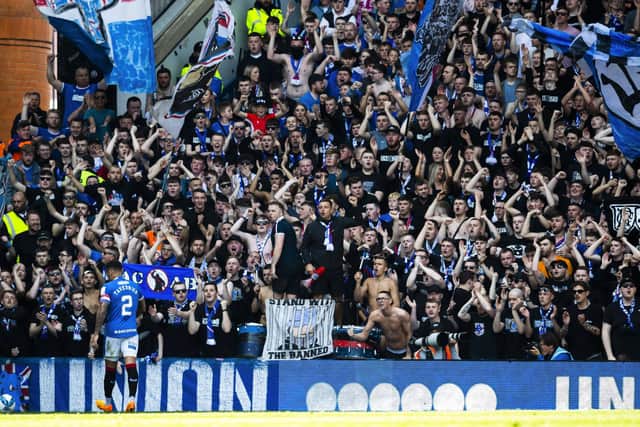 Rangers fans will likely play a big part in their two home ties in the Champions League qualifiers. (Photo by Craig Foy / SNS Group)