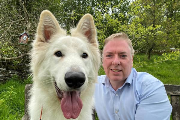 George Greer came up with the business idea after noticing high concentrations of plastic waste on the northern shores of Loch Long while walking his Swiss Shepherd, Noah.