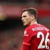 Andy Robertson has extended his Liverpool contract until 2026. (Photo by Jan Kruger/Getty Images,)