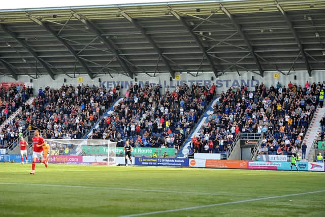 Falkirk recorded the highest attendance in the bottom two divisions. (Picture: Michael Gillen)