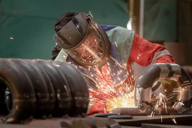 Fabrication business Harland & Wolff’s five-sector strategy positions the business to serve commercial, cruise and ferry, defence, energy and renewables markets. Picture: John Gilchrist