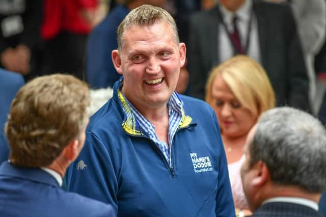 Former Scottish Rugby player Doddie Weir. (Photo by Jeff J Mitchell/Getty Images)