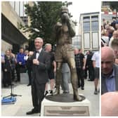 Ken Buchanan was honoured with a life size bronze statue in his home city of Edinburgh.