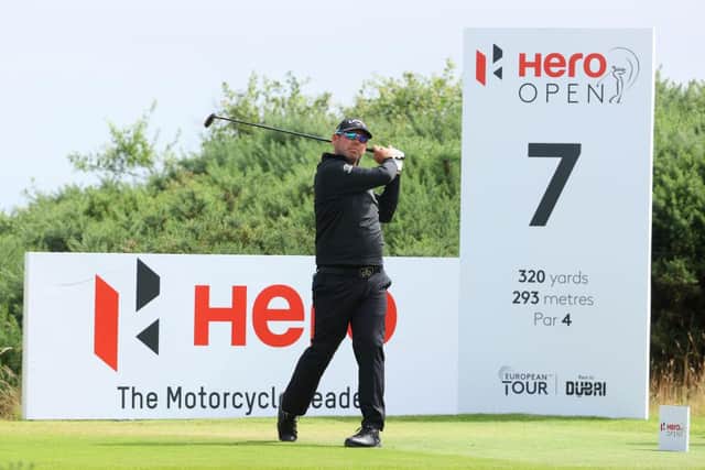 Justin Walters off on the seventh hole during the second round of the Hero Open at Fairmont St Andrews. Picture: Andrew Redington/Getty Images.