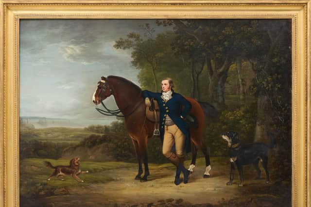 A painting by the artist Alexander Nasmyth of portrait of a gentleman. Picture: Roseberys/PA Wire