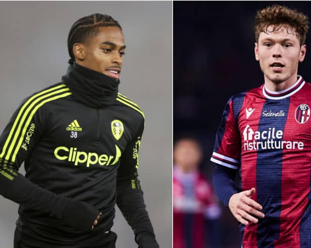 Summerville and Olsen have been linked to a move to Ibrox in recent days. (Pictures: Getty)