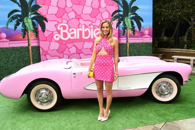 Margot Robbie stars as living doll Barbie in the eponymous film (Picture: Jon Kopaloff/Getty Images)