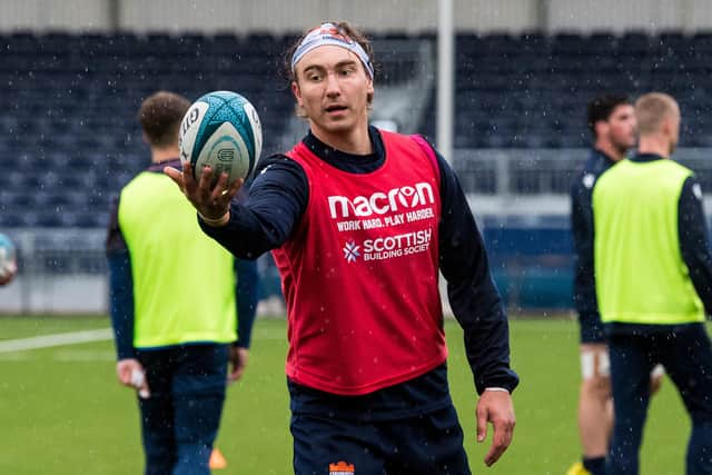 Jamie Ritchie is relishing Edinburgh's return to the DAM Health Stadium for Saturday's match against the Stormers. Picture: Ross Parker/SNS