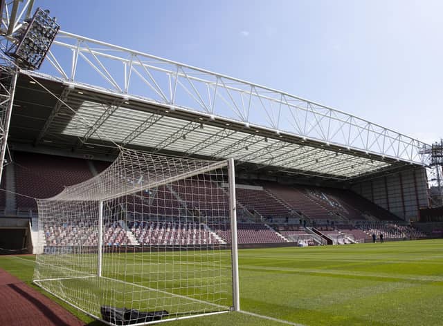 Tynecastle Park will host he Edinburgh derby on January 2. (Photo by Craig Williamson / SNS Group)