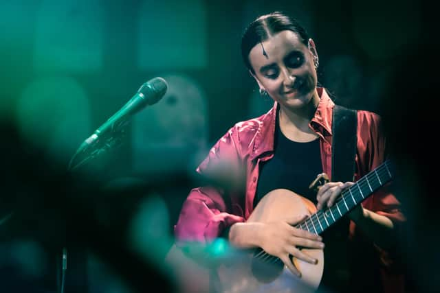 Maimuna Memon in her Fringe First winning show Manic Street Creature, at Summerhall.