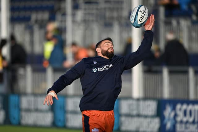 Edinburgh's Ramiro Moyano scored nine tries in 13 games.  (Photo by Paul Devlin / SNS Group)