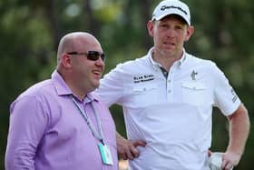 Iain Stoddart with Stephen Gallacher during the 114th US Open at Pinehurst in 2014 - the year Gallacher played in the Ryder Cup at Gleneagles. Picture: Andrew Redington/Getty Images.