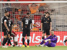 AZ Alkmaar ripped through a dejected Dundee United outfit.