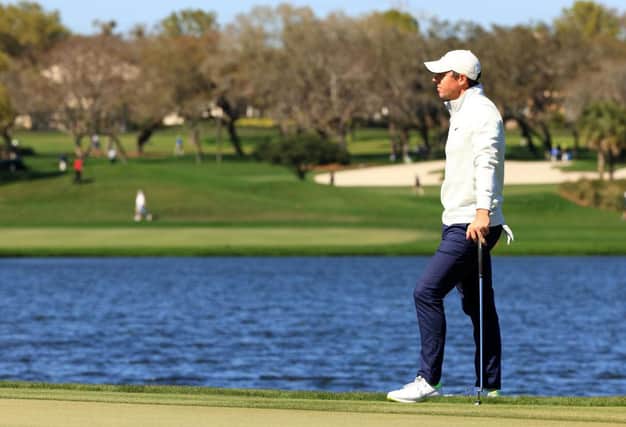 Rory McIlroy during the final round of the Arnold Palmer Invitational Presented by MasterCard at the Bay Hill Club and Lodge in Orlando, Florida, on Sunday. Picture: Mike Ehrmann/Getty Images.