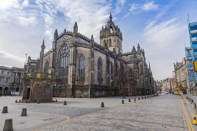 St Giles Cathedral in Edinburgh. (Photo by Mark Scates / SNS Group)